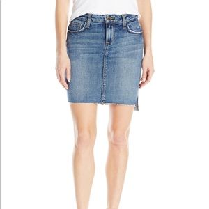 Joe’s Jeans high low denim mini skirt